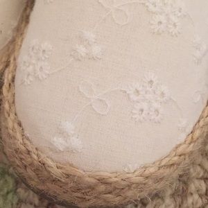 10T NWT Carter's white eyelet espadrilles